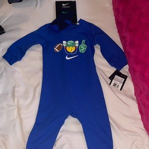 Blue, kids bike all in one, with socks included